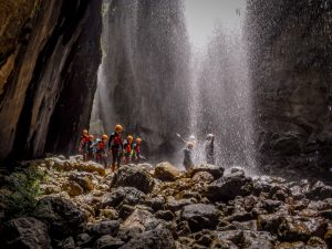 barranquismo en sierras de cazorla